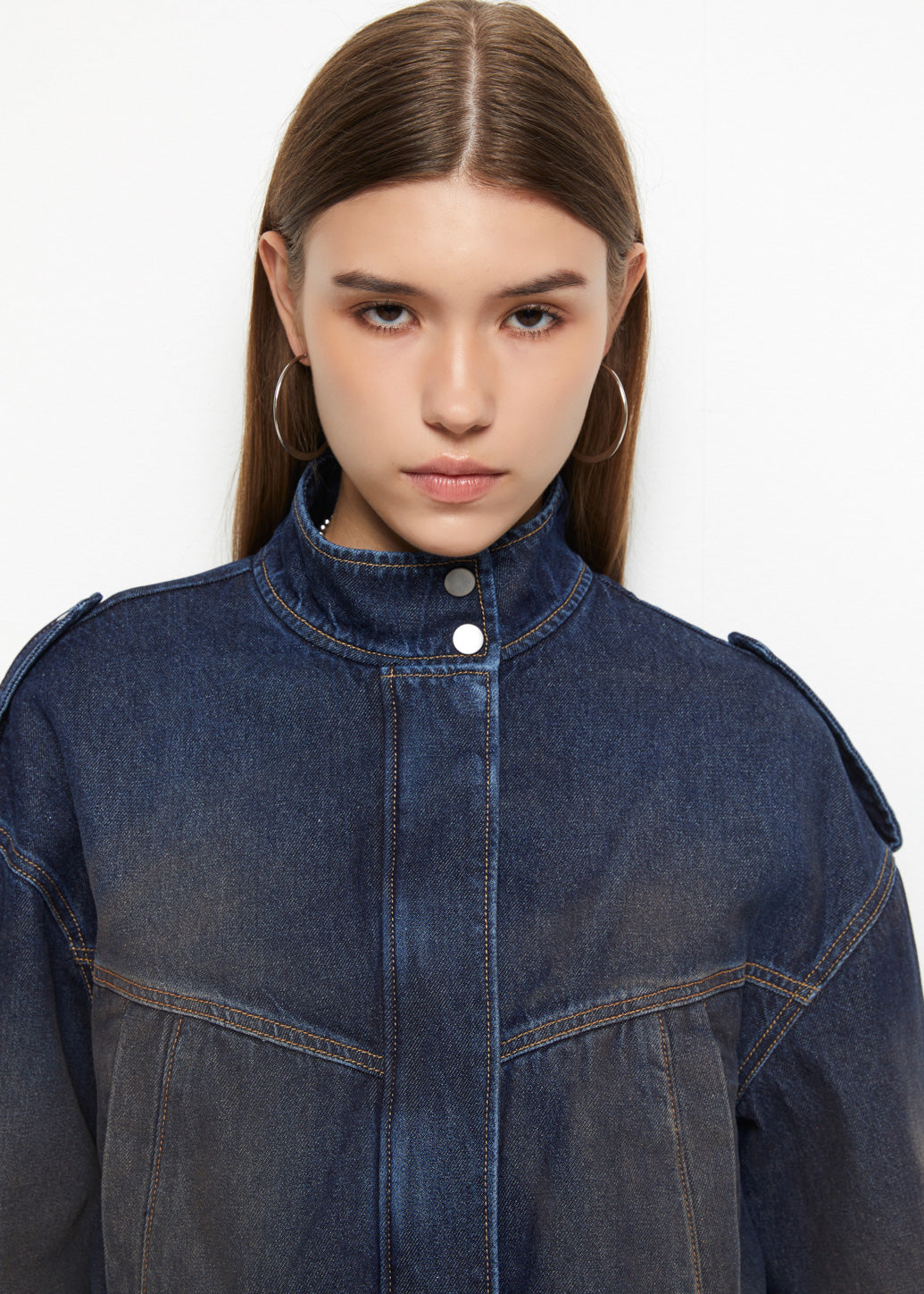 WASHED DENIM JACKET - CPS Chaps Official Store