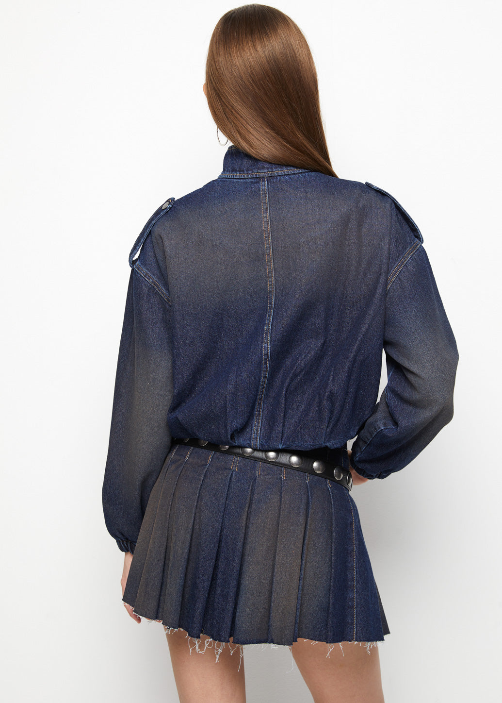 WASHED DENIM JACKET - CPS Chaps Official Store
