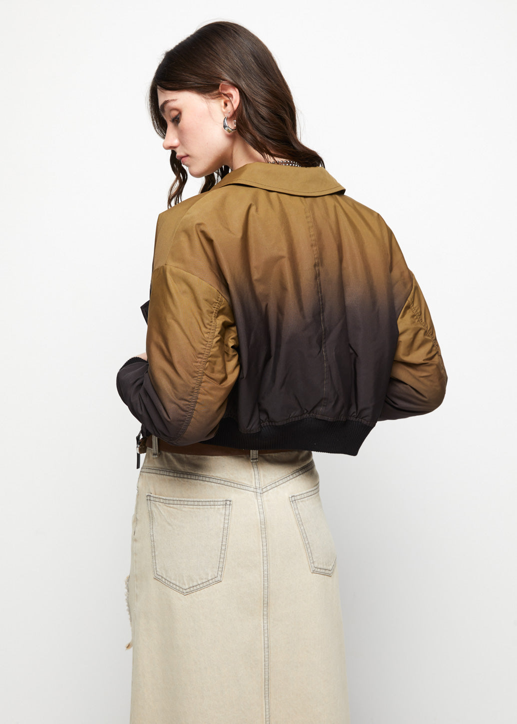 GRADIENT OVERSIZED FIT JACKET - CPS Chaps Official Store