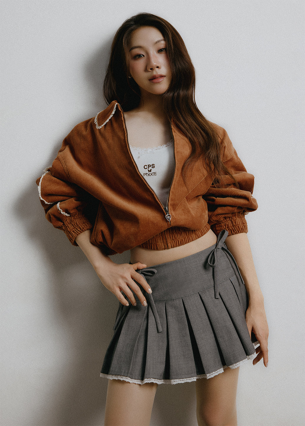 PIXXIE LACE TRIM CARDIGAN