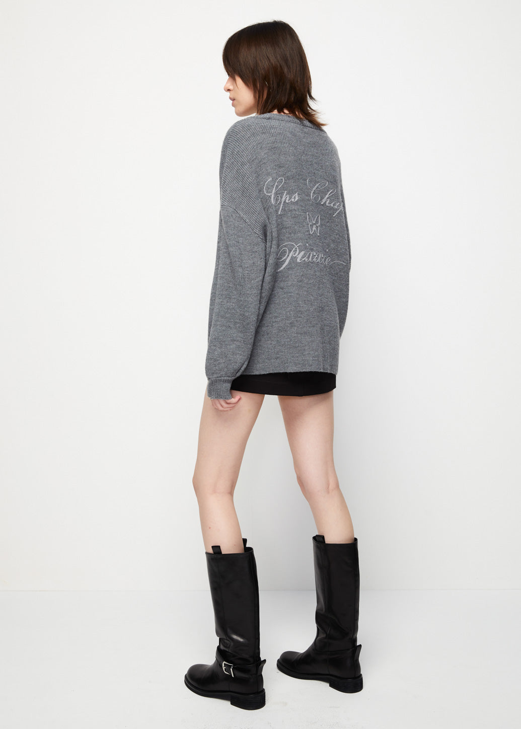 試着のみ【(NEW)MIX COLLARED CARDIGAN】サイズ0(M) 試着のみ【(NEW)MIX COLLARED CARDIGAN】サイズ0(M) 試着のみ