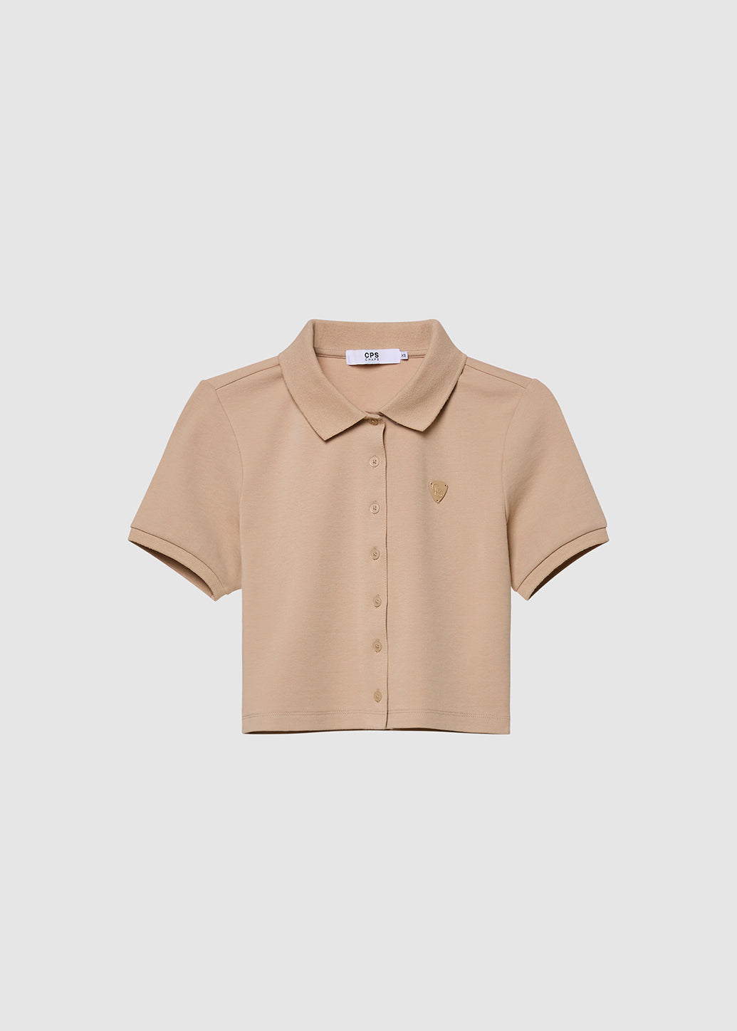 SYMBOLIC CROPPED POLO TEE - CPS Chaps Official Store