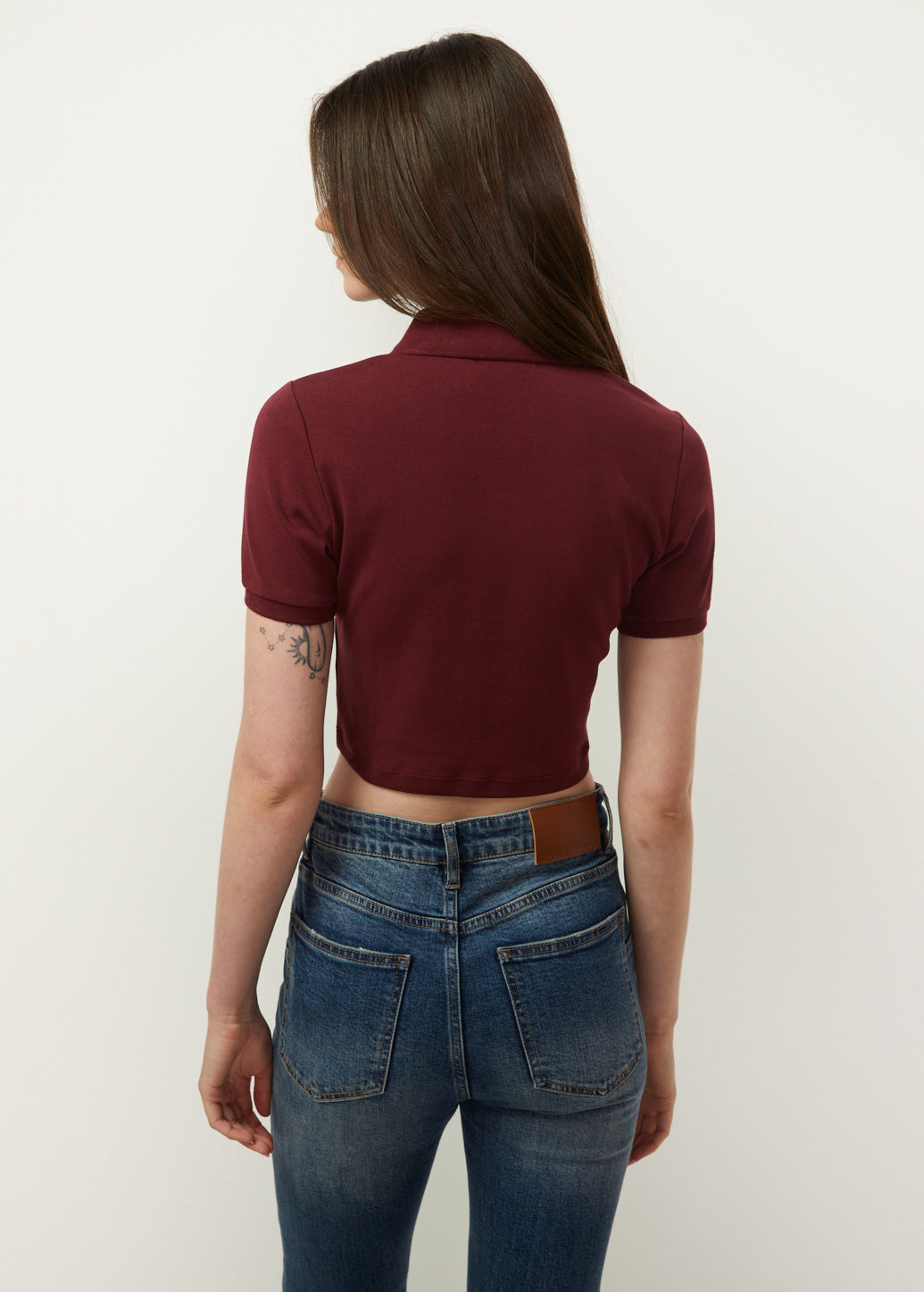 SYMBOLIC CROPPED POLO TEE - CPS Chaps Official Store