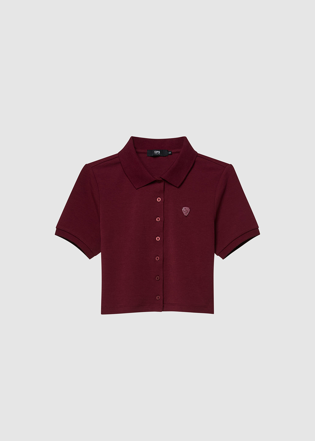 SYMBOLIC CROPPED POLO TEE - CPS Chaps Official Store