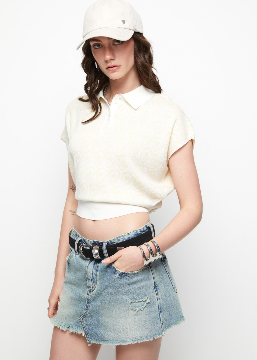 MONOGRAM KNITTED TOP - CPS Chaps Official Store