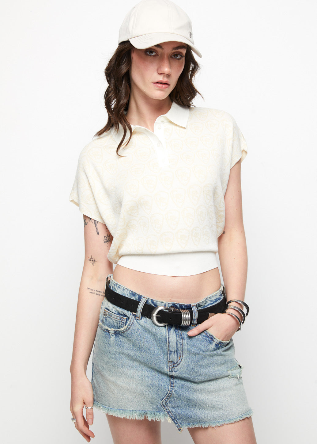 MONOGRAM KNITTED TOP - CPS Chaps Official Store