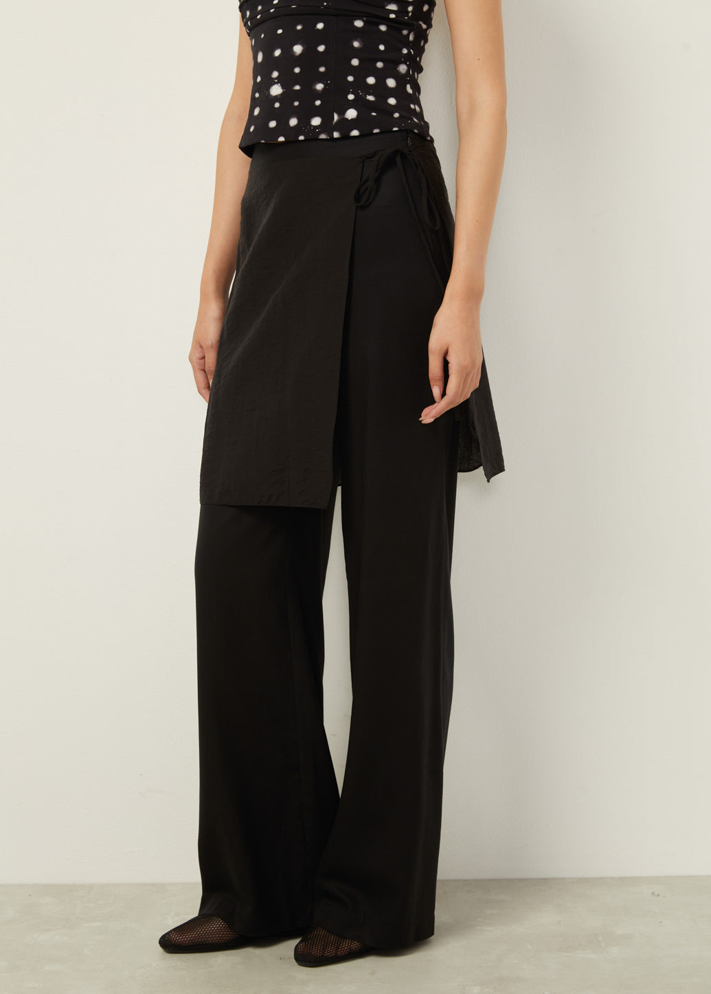 SKIRT OVER PANTS