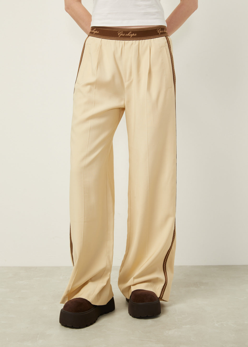 ELASTIC WAIST PANTS
