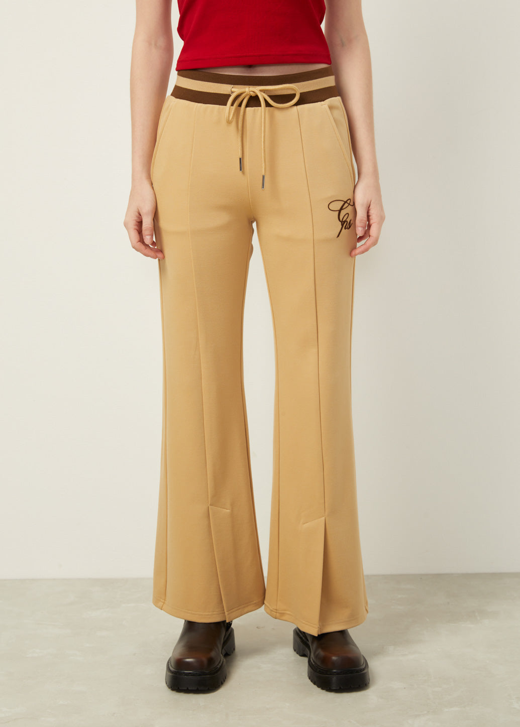 ELASTIC FLARE PANTS