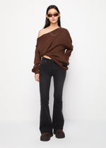 PIXXIE FLARE JEANS PANTS
