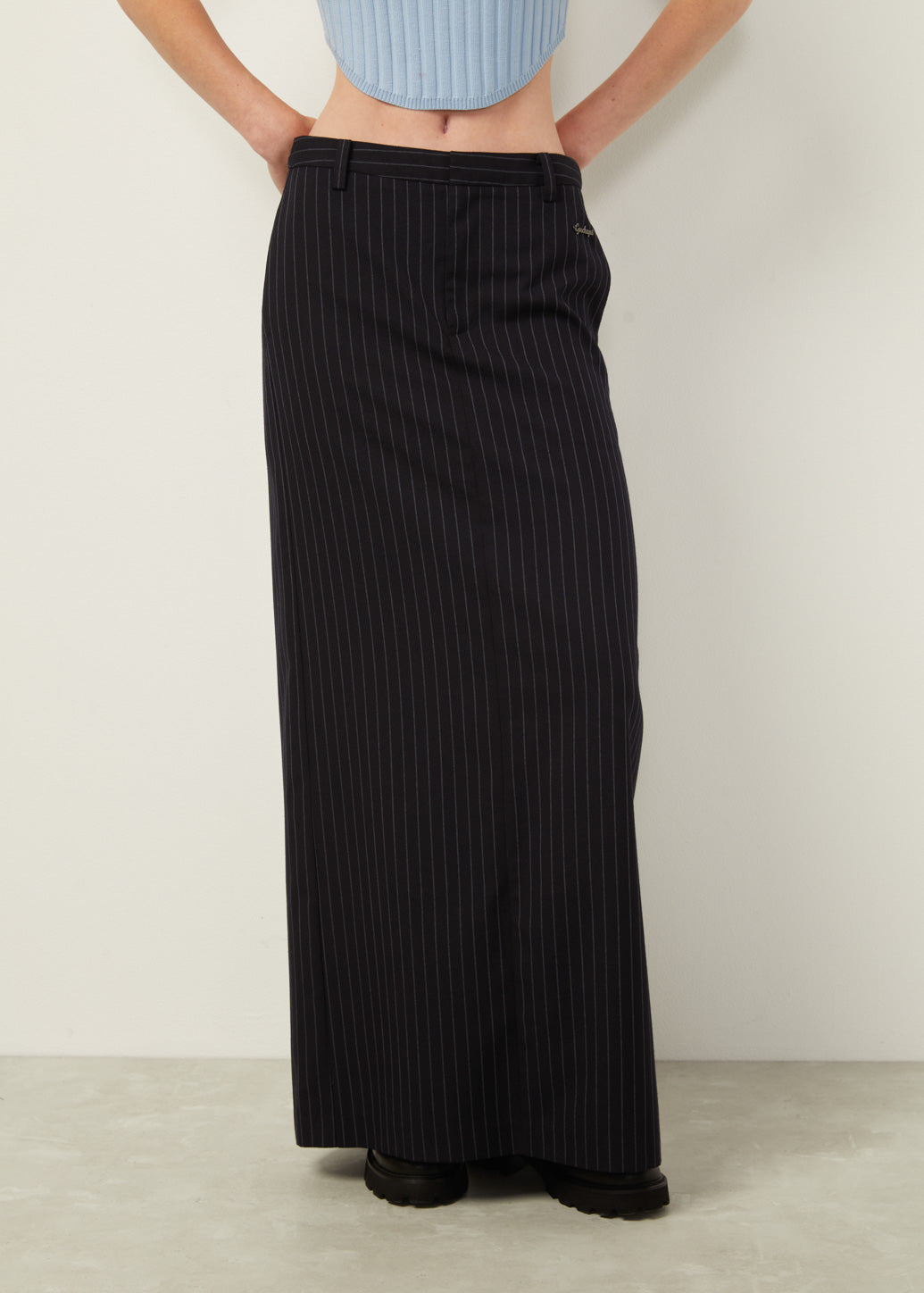PINSTRIPE SKIRT