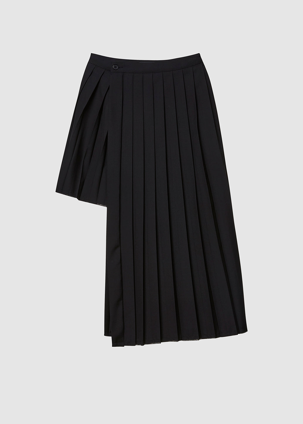 ASYMMETRIC PLEATED SKIRT - CPS Chaps Official Store
