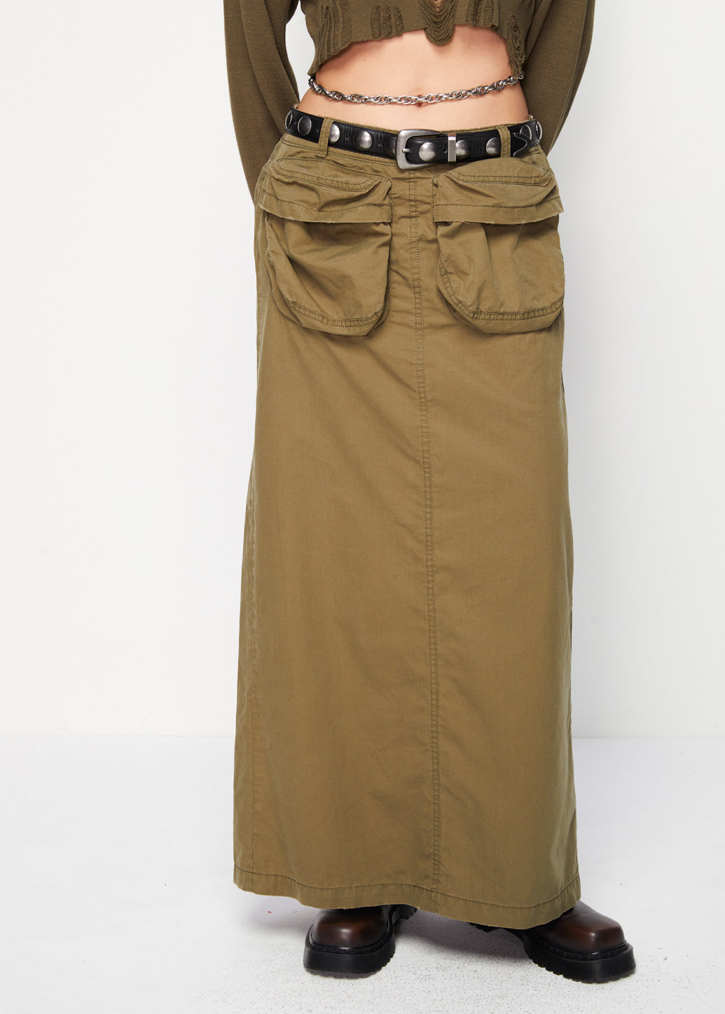 CARGO MAXI SKIRT