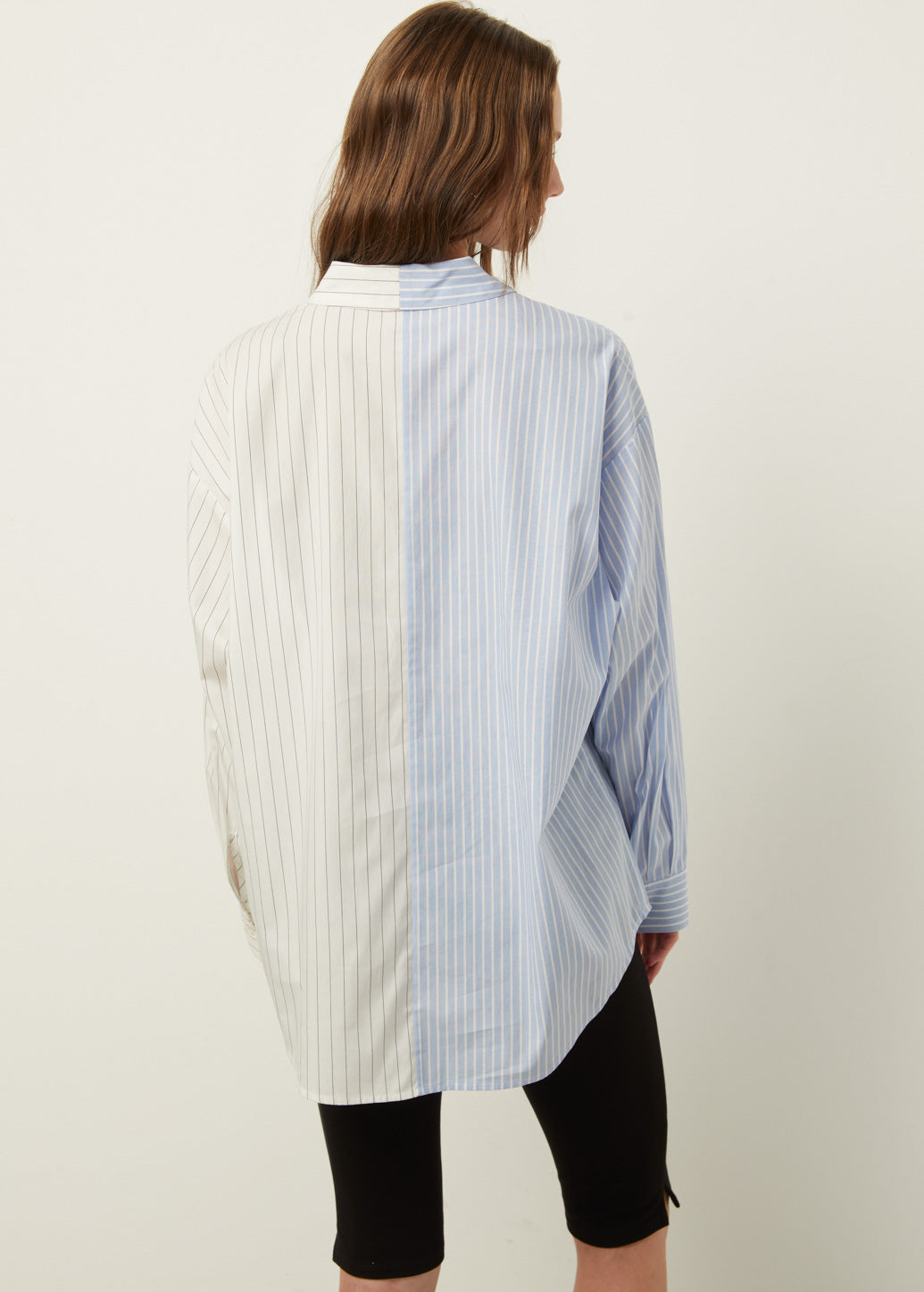 TWO TONE OVERSIZED SHIRT