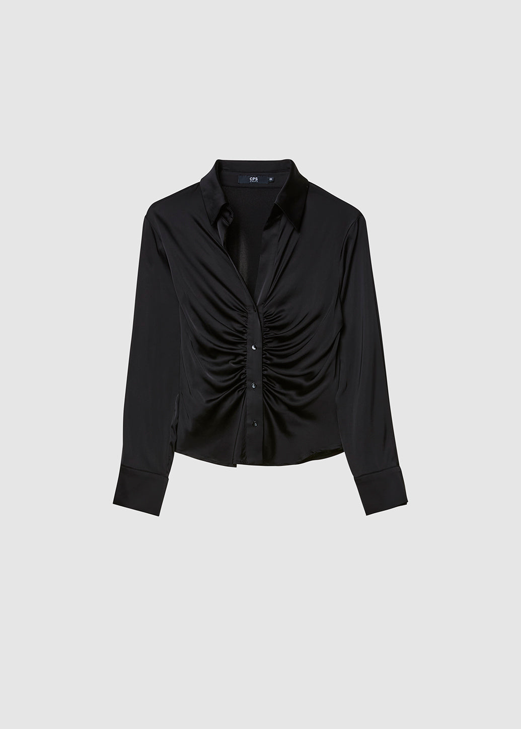 SATIN RUCHED BLOUSE - CPS Chaps Official Store