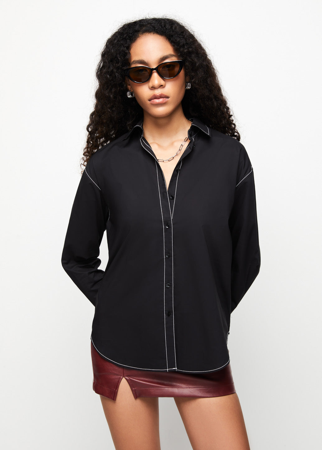 BASIC OVERSIZED FIT SHIRT