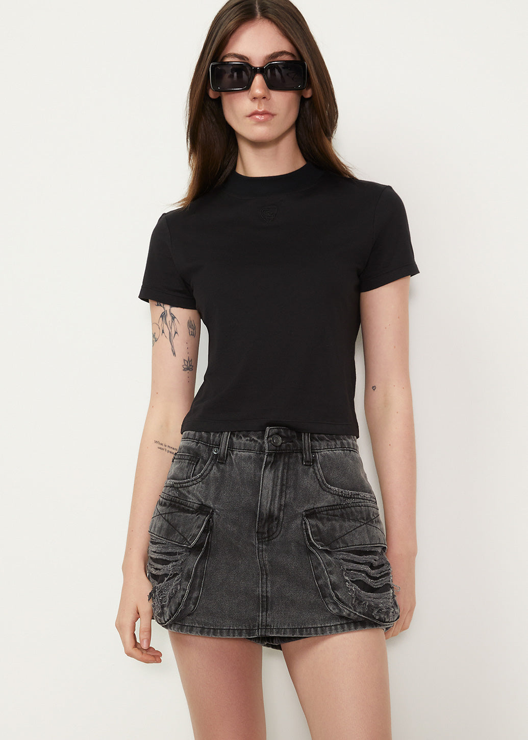 SYMBOLIC MOCK NECK TEE - CPS Chaps Official Store