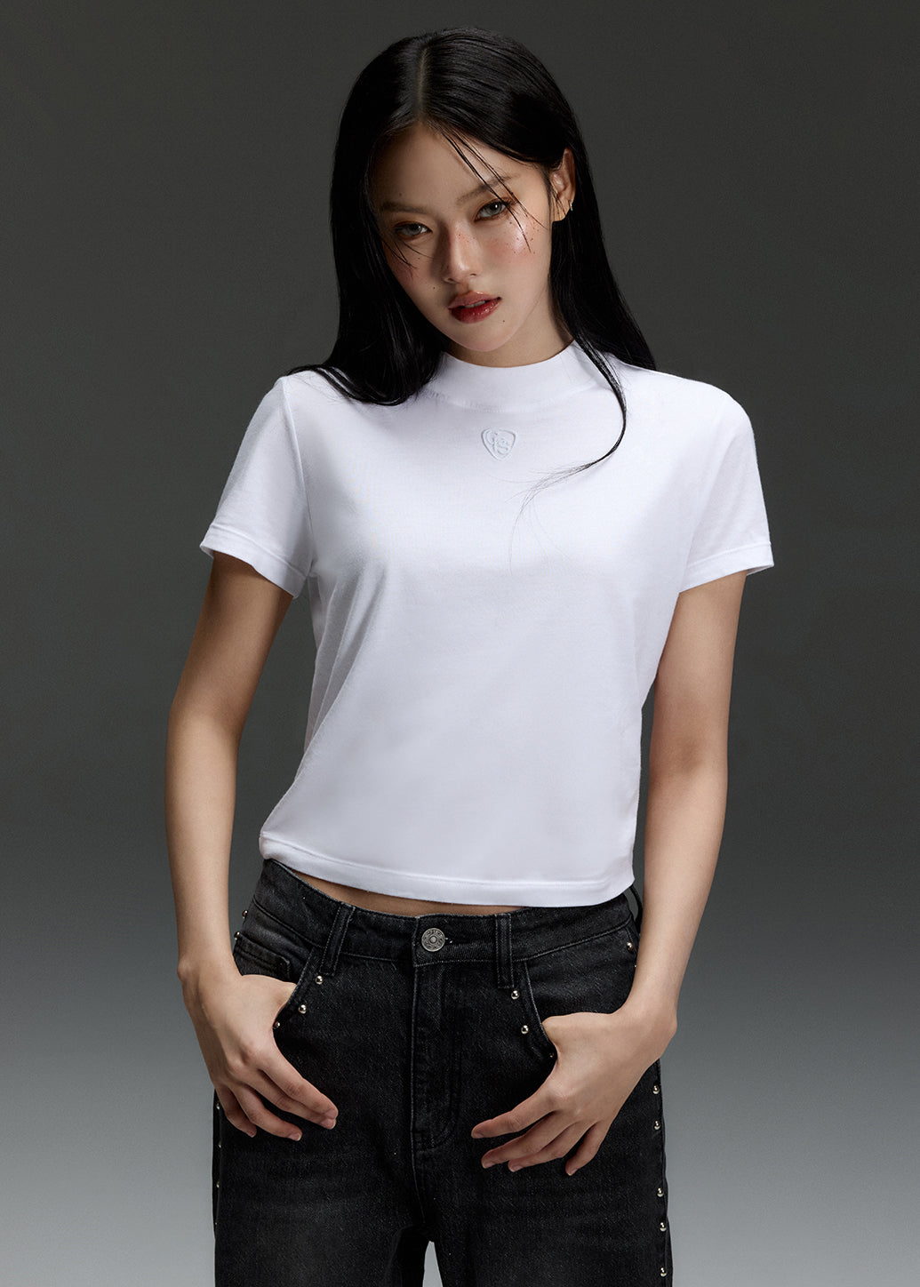 SYMBOLIC MOCK NECK TEE - CPS Chaps Official Store