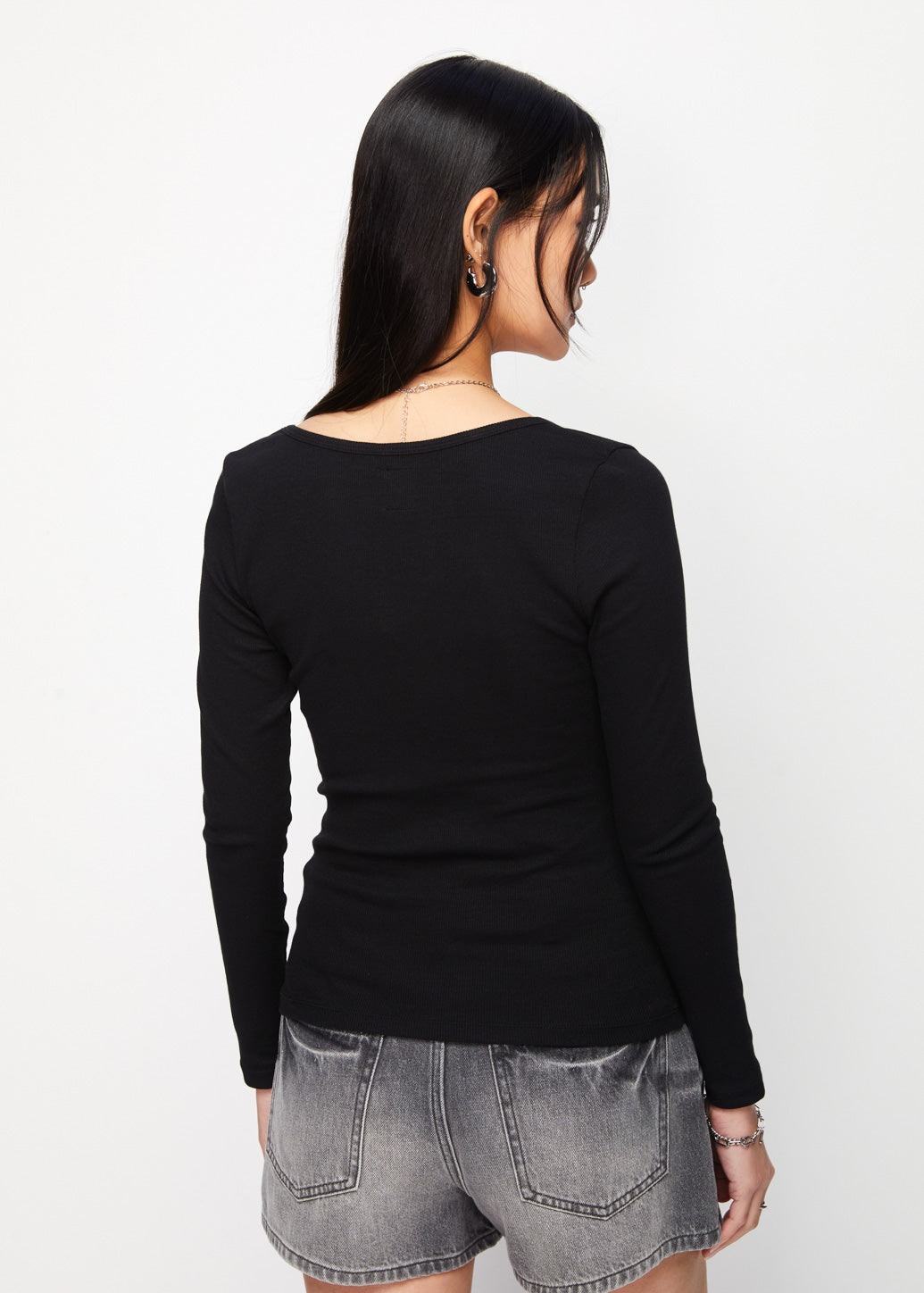 SQUARE NECK LONG SLEEVE TEE – CPS Chaps Official Store