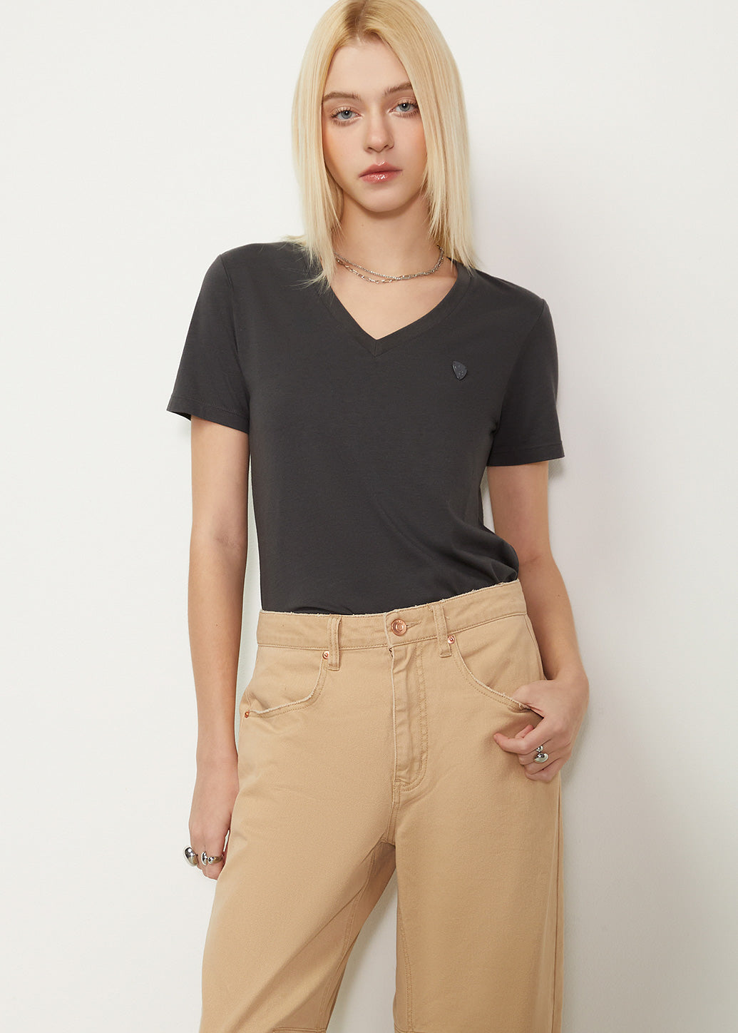 SYMBOLIC V-NECK TEE - CPS Chaps Official Store