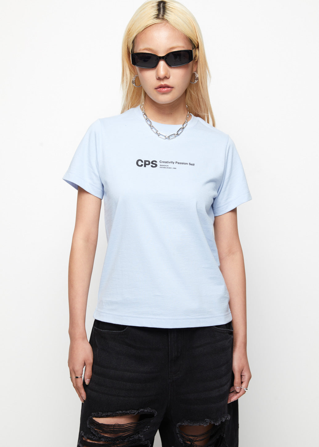 BASIC CPS SIGNATURE SLOGAN LOGO TEE - CPS Chaps Official Store