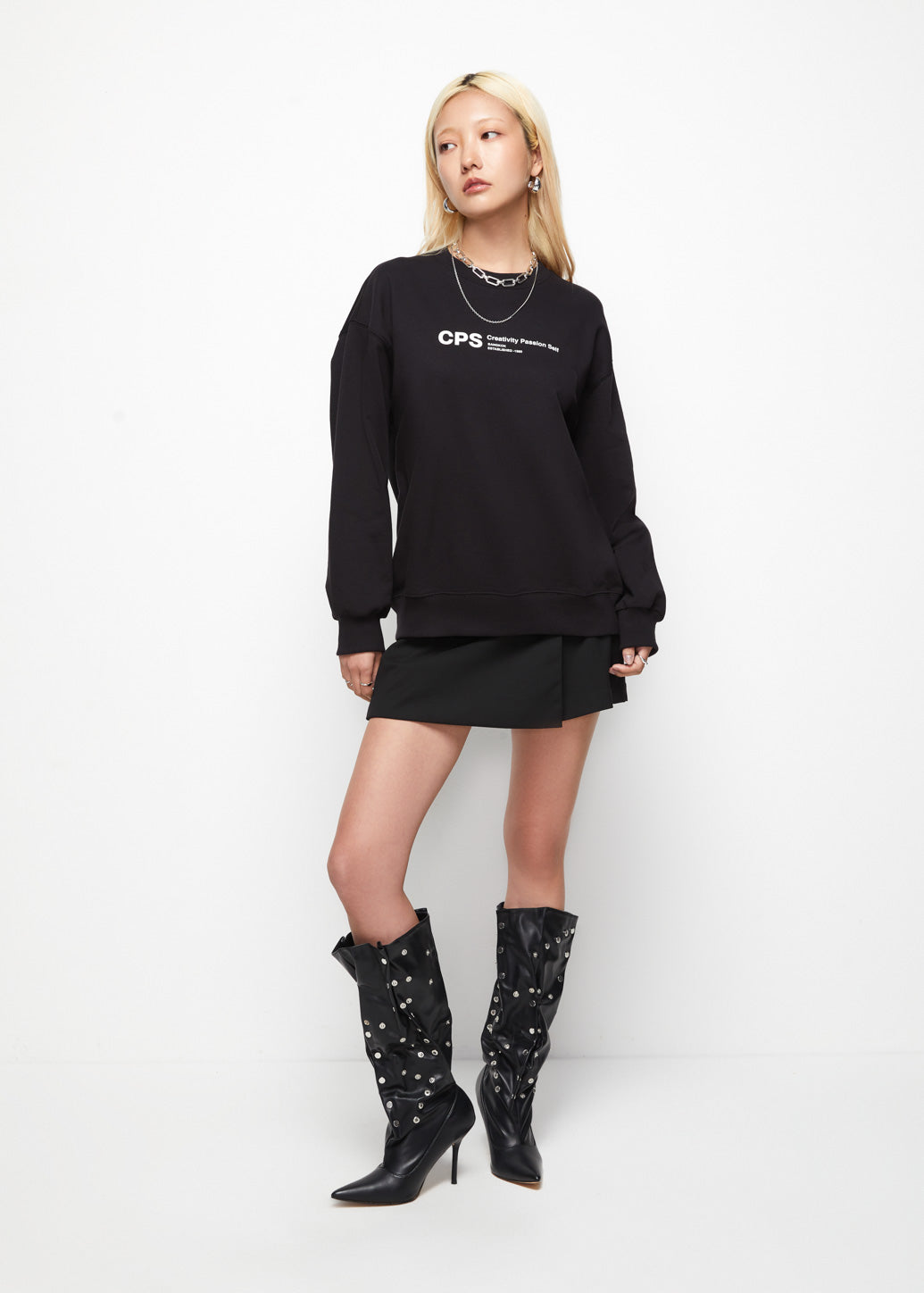 CPS SIGNATURE SLOGAN LOGO PULLOVER - CPS Chaps Official Store