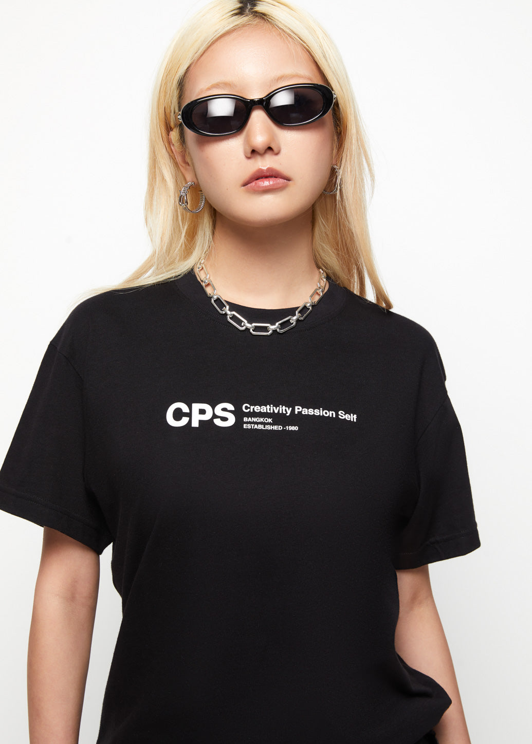 OVERSIZED SIGNATURE SLOGAN LOGO TEE - CPS Chaps Official Store