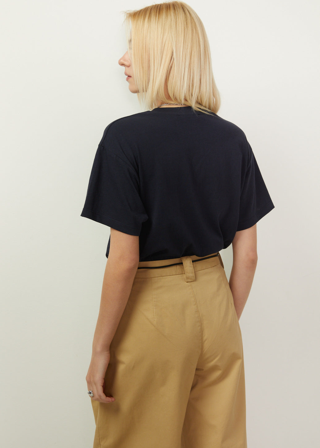 EMBROIDERED TEXT TEE - CPS Chaps Official Store