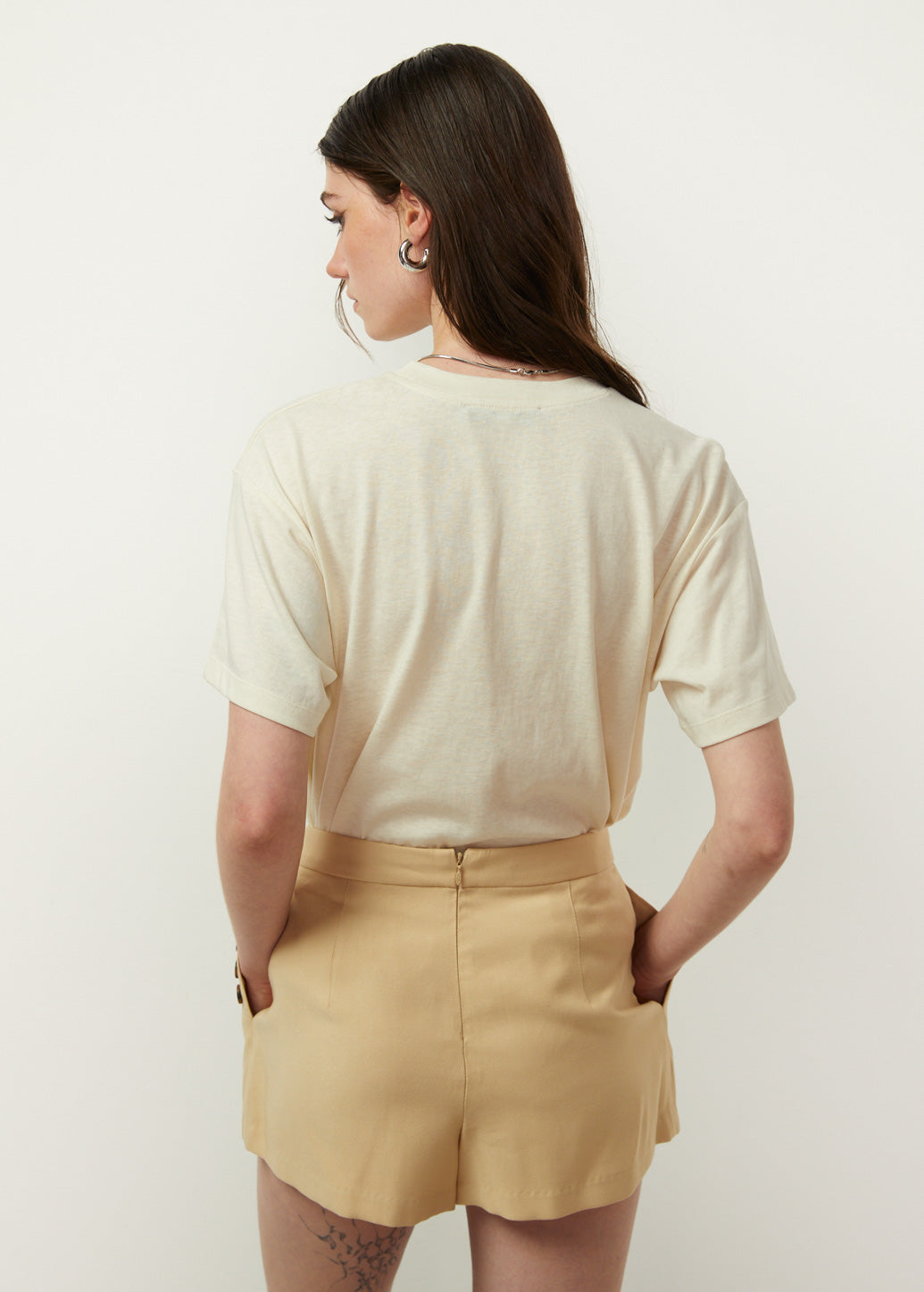 EMBROIDERED TEXT TEE - CPS Chaps Official Store
