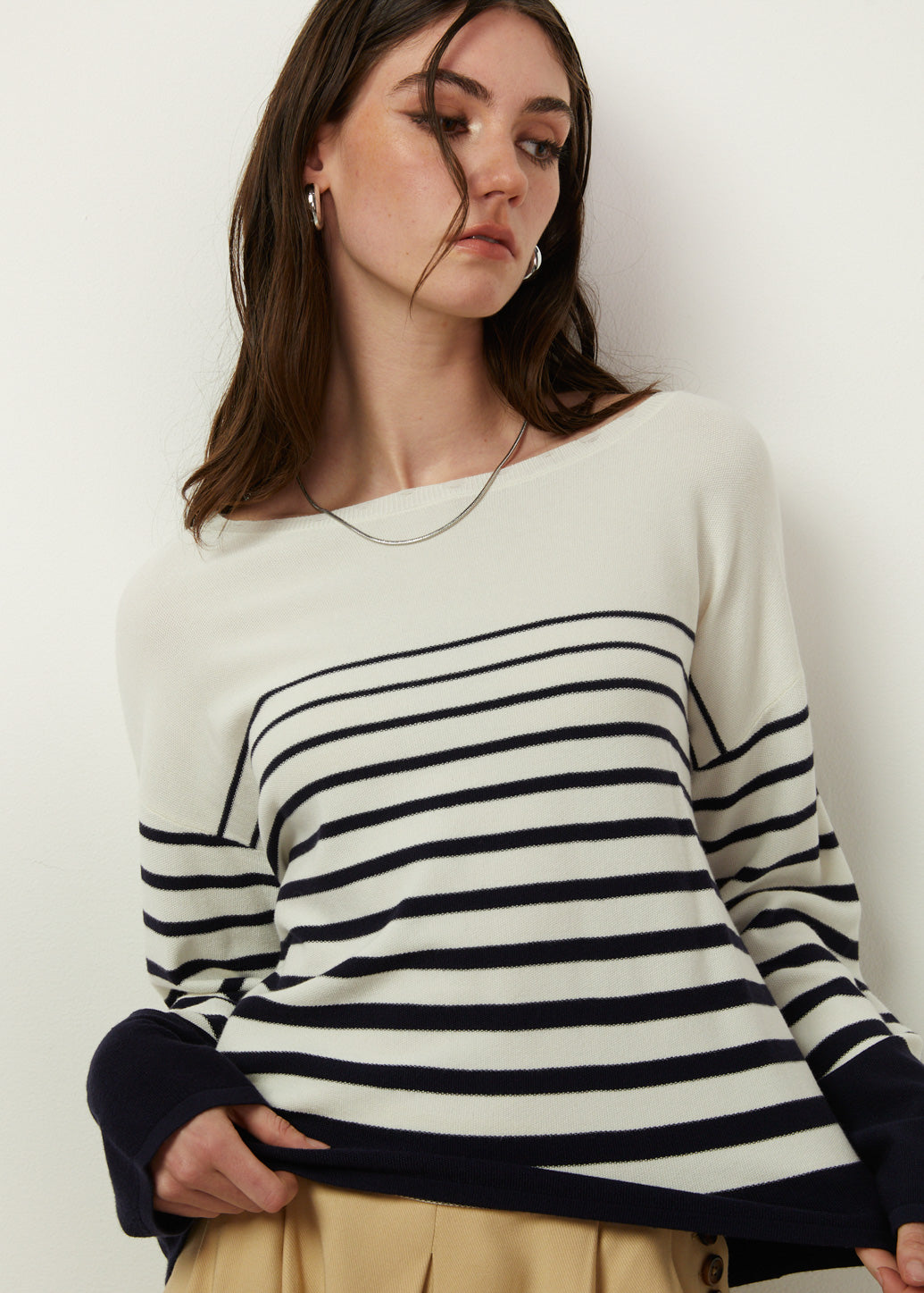 STRIPED PULLOVER - CPS Chaps Official Store