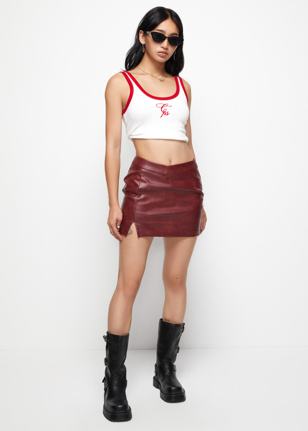 EMBROIDERED LOGO TANK TOP