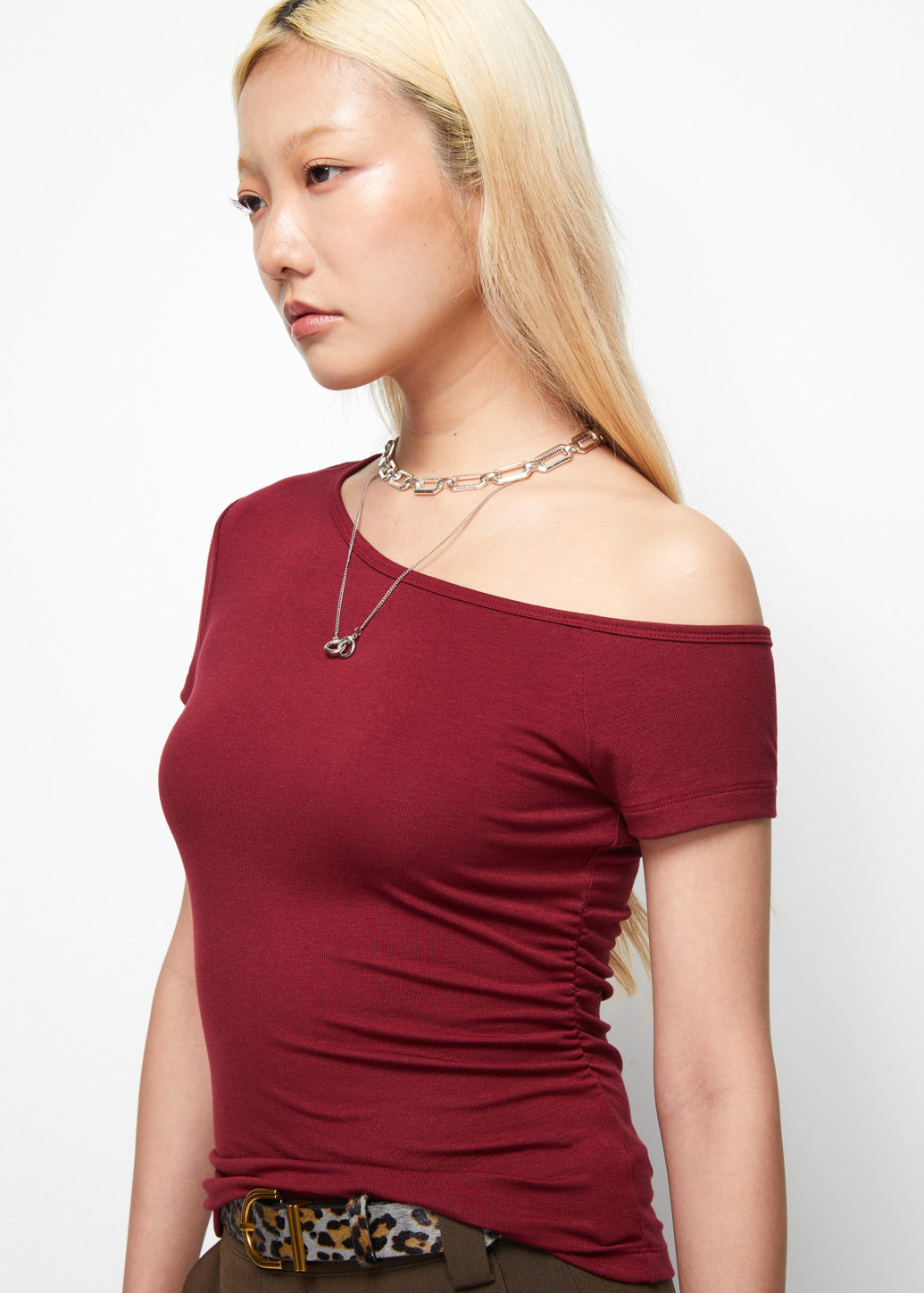 PLAIN ONE SHOULDER TOP - CPS Chaps Official Store