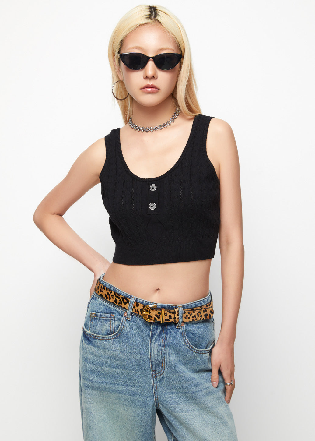 CASUAL KNITTED TOP - CPS Chaps Official Store