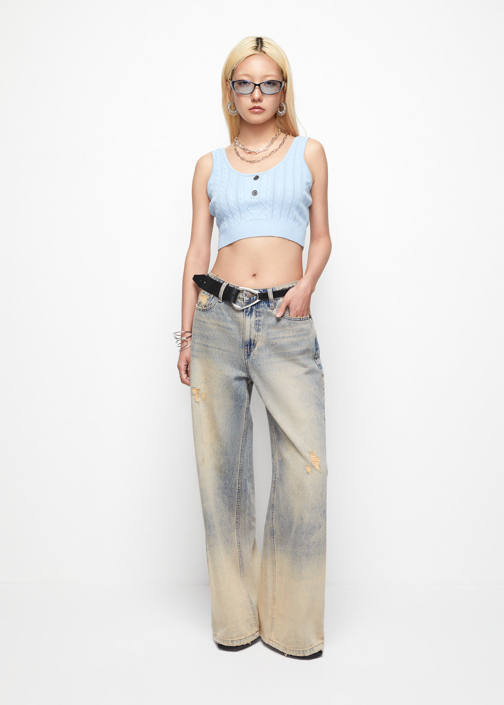 CASUAL KNITTED TOP - CPS Chaps Official Store