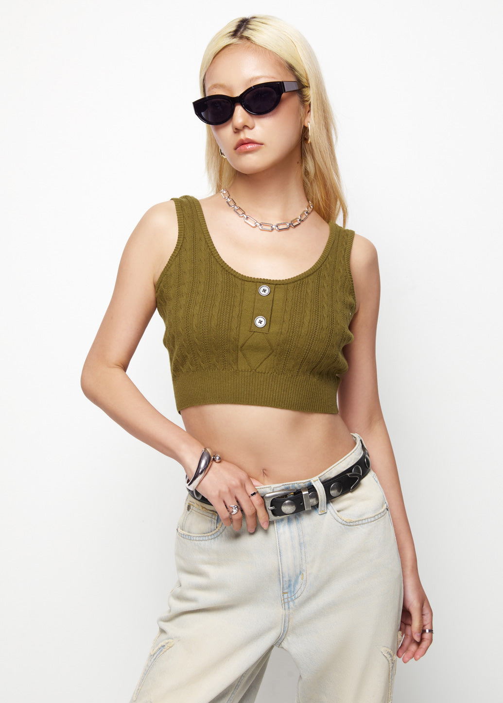 CASUAL KNITTED TOP - CPS Chaps Official Store