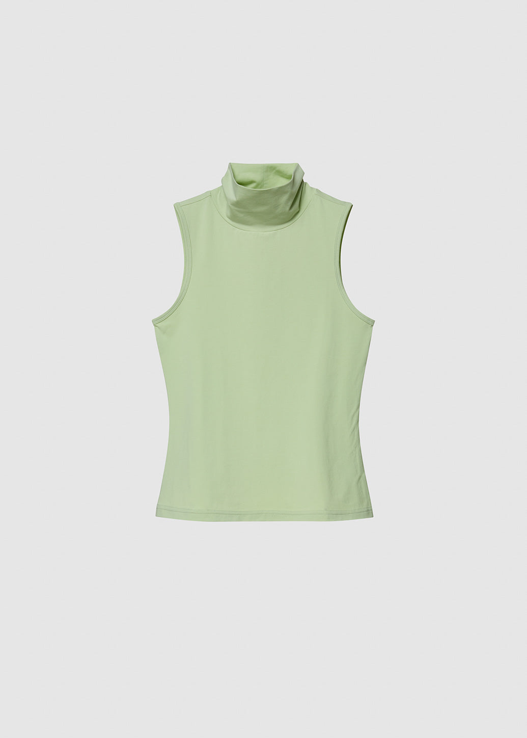 BASIC MOCK NECK SLEEVELESS TOP - CPS Chaps Official Store