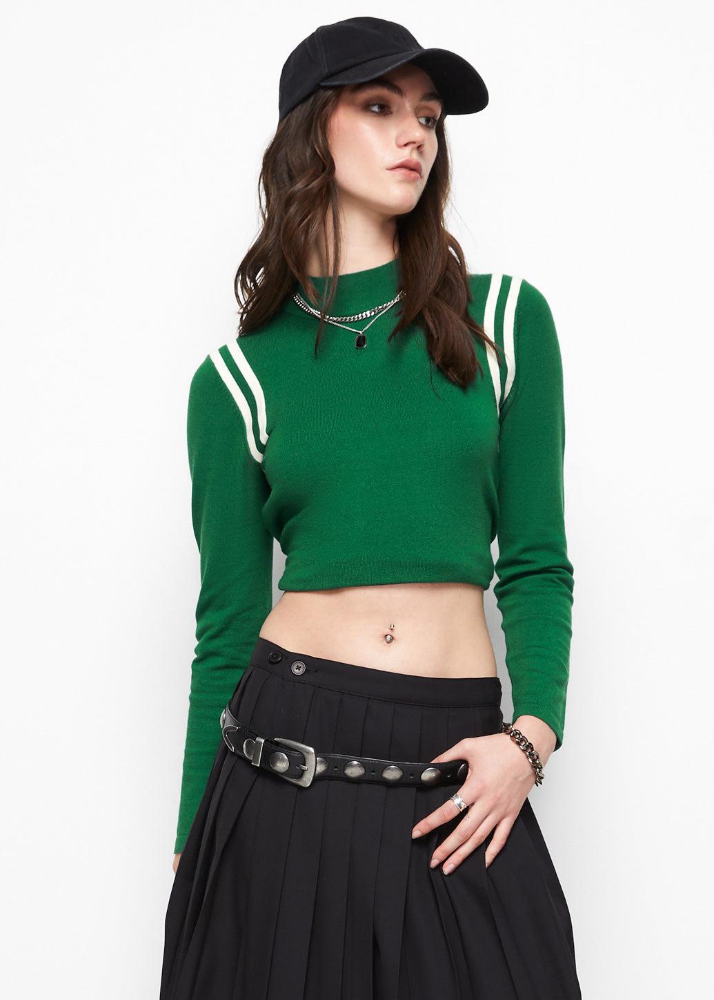 SPORTY MOCK NECK TOP - CPS Chaps Official Store