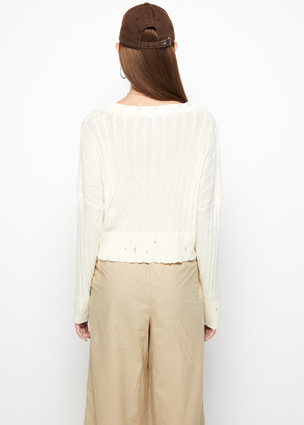 SIGNATURE DISTRESSED SWEATER - CPS Chaps Official Store