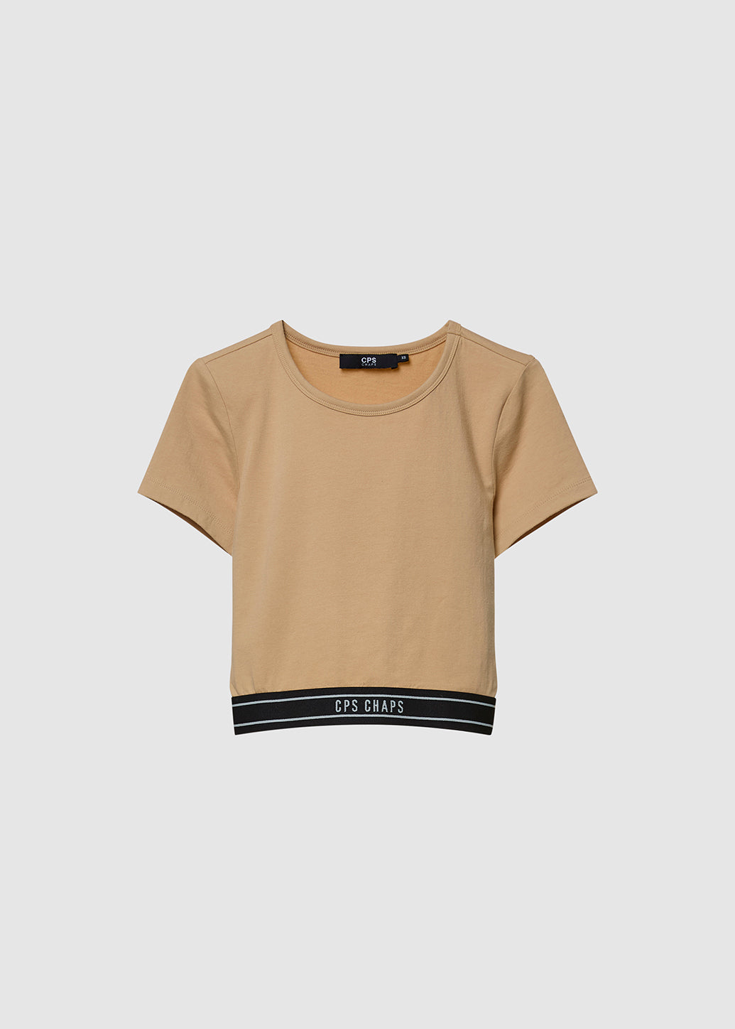 ELASTIC WAIST CROPPED TOP - CPS Chaps Official Store