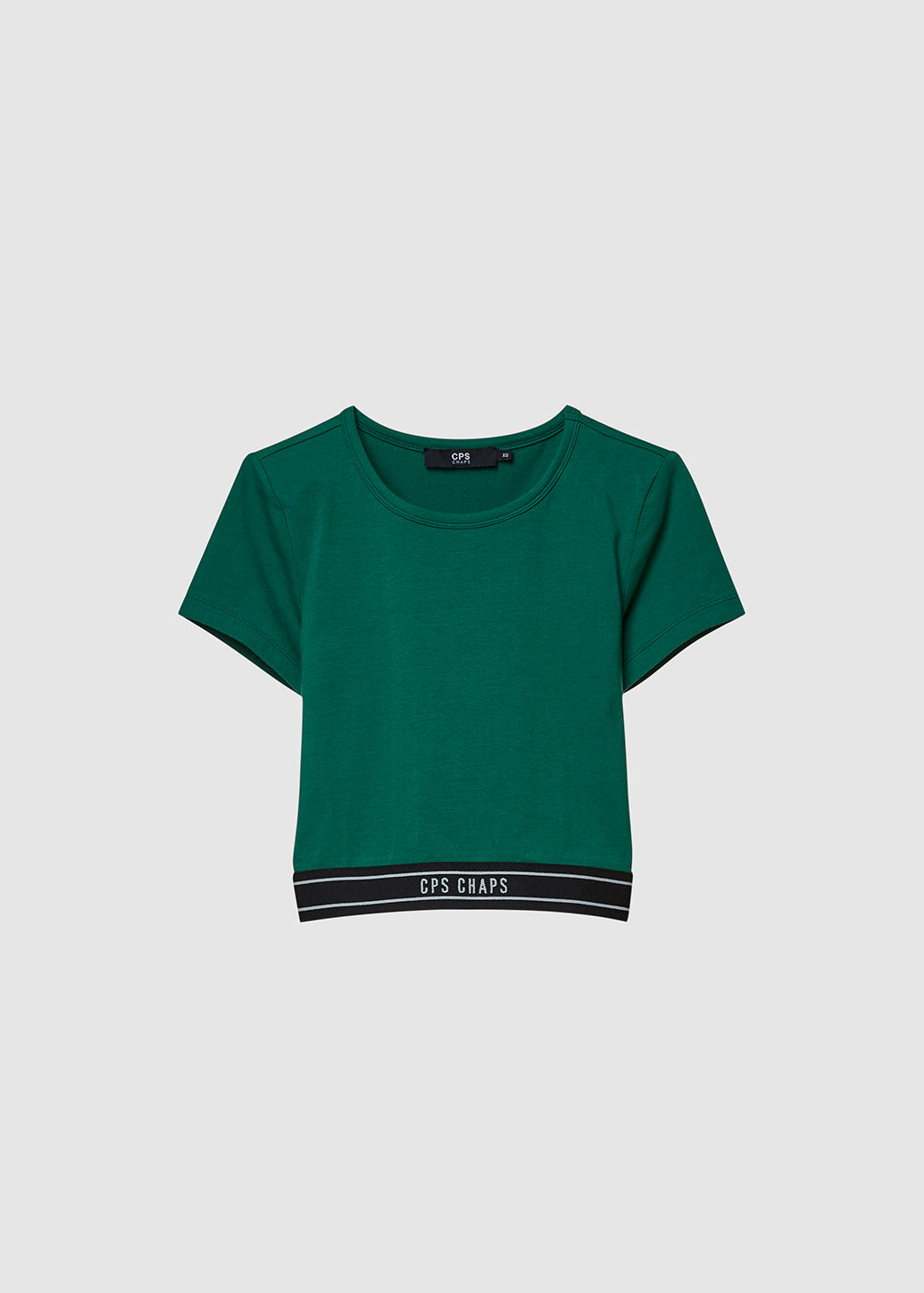 ELASTIC WAIST CROPPED TOP - CPS Chaps Official Store