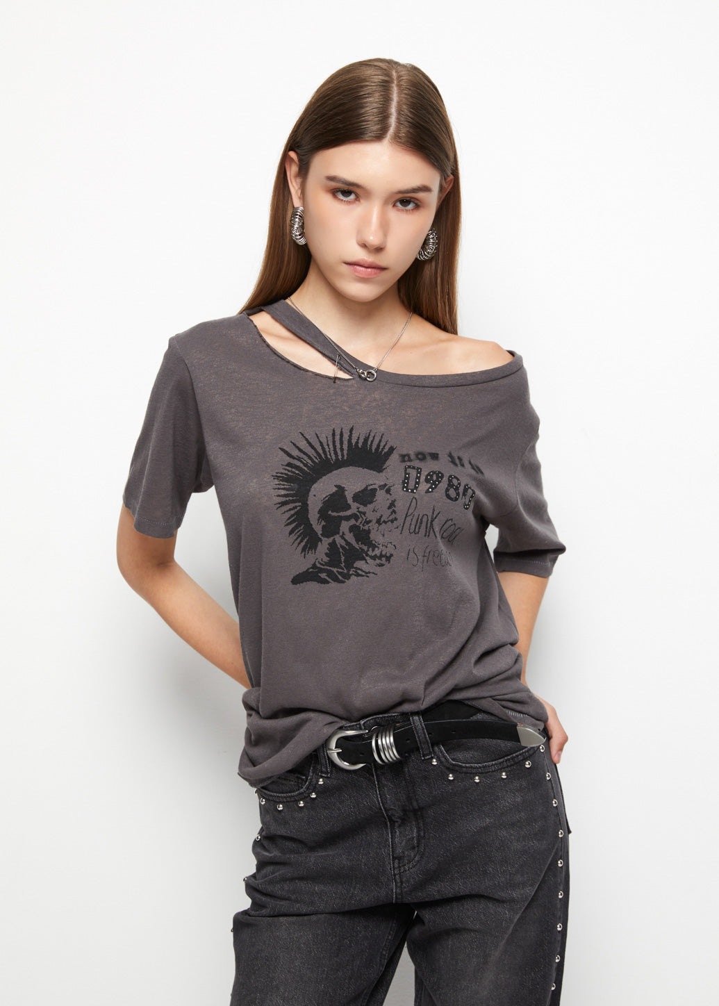 BOAT NECK GRAPHIC TEE - CPS Chaps Official Store