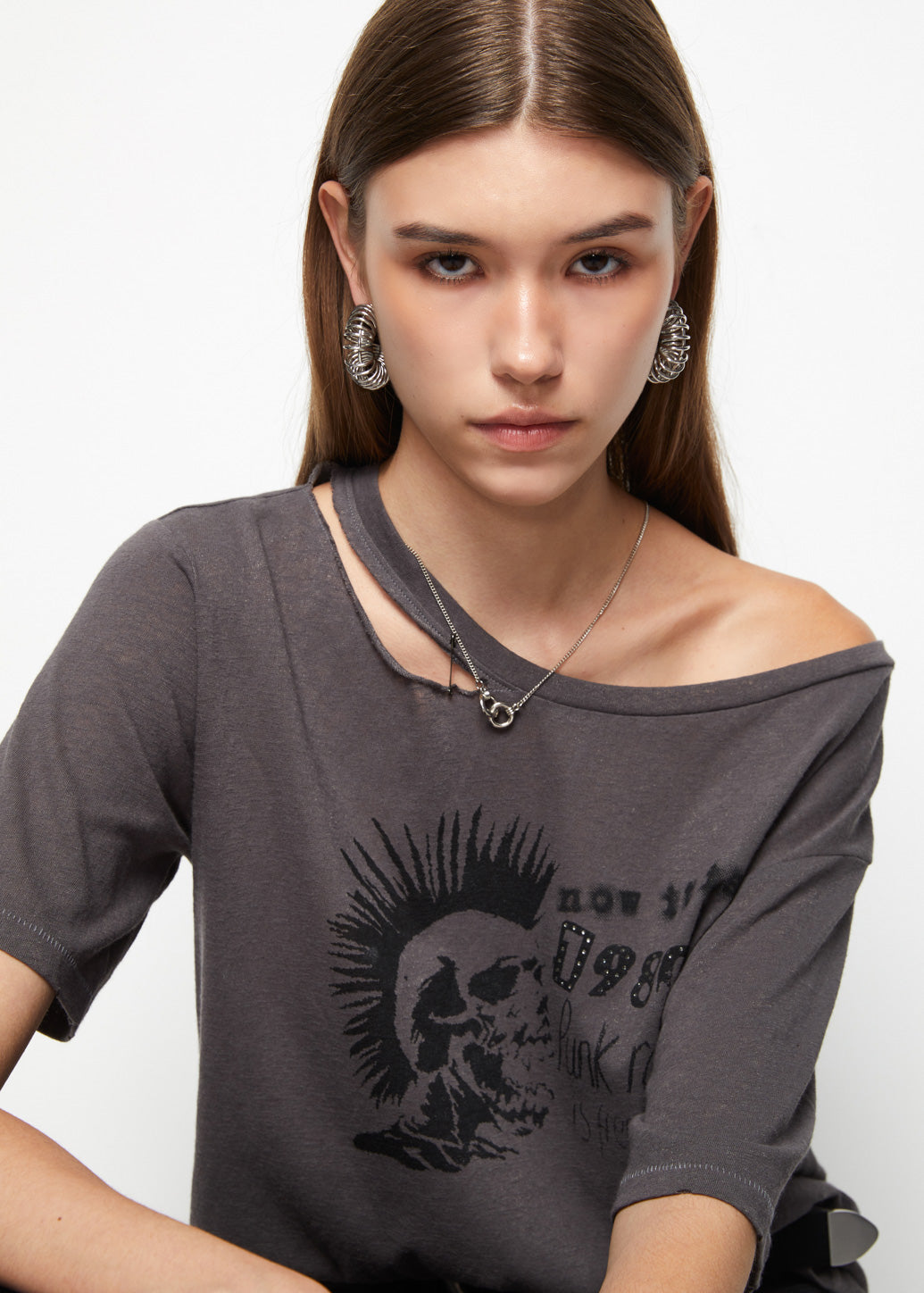 BOAT NECK GRAPHIC TEE - CPS Chaps Official Store