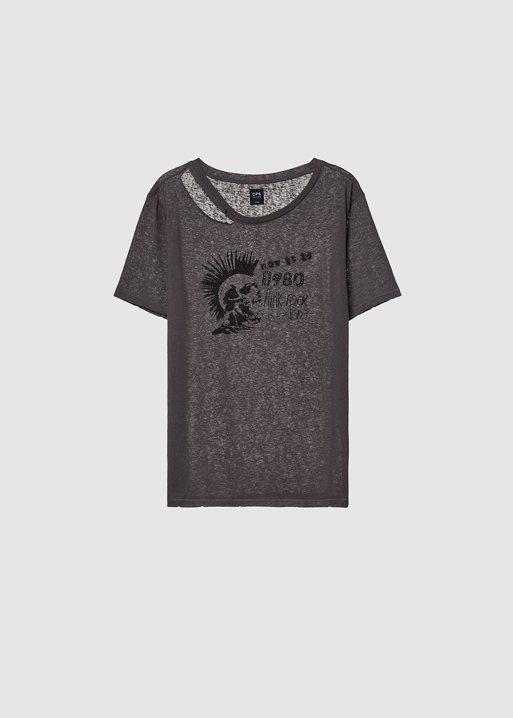 BOAT NECK GRAPHIC TEE - CPS Chaps Official Store