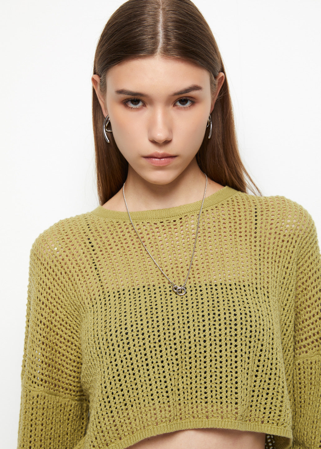 OPENWORK RELAXED FIT SWEATER - CPS Chaps Official Store