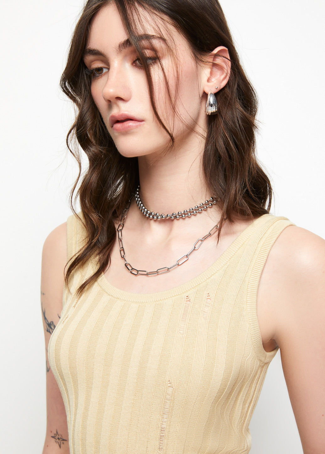 MINIMAL KNITTED TANK TOP - CPS Chaps Official Store