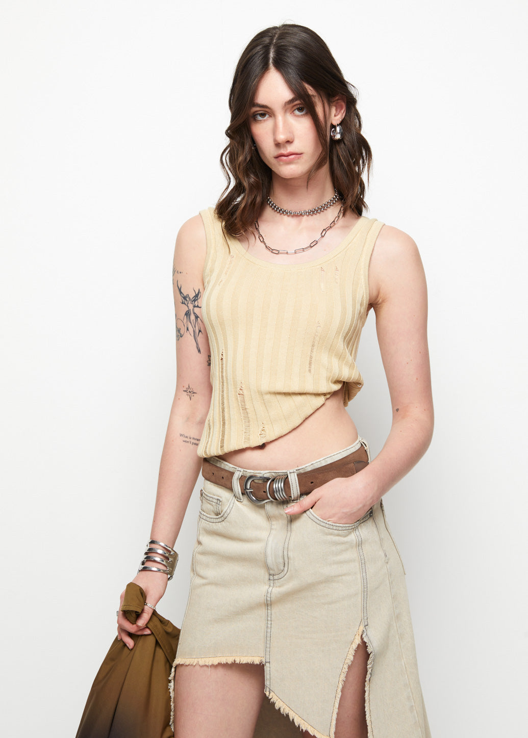 MINIMAL KNITTED TANK TOP - CPS Chaps Official Store