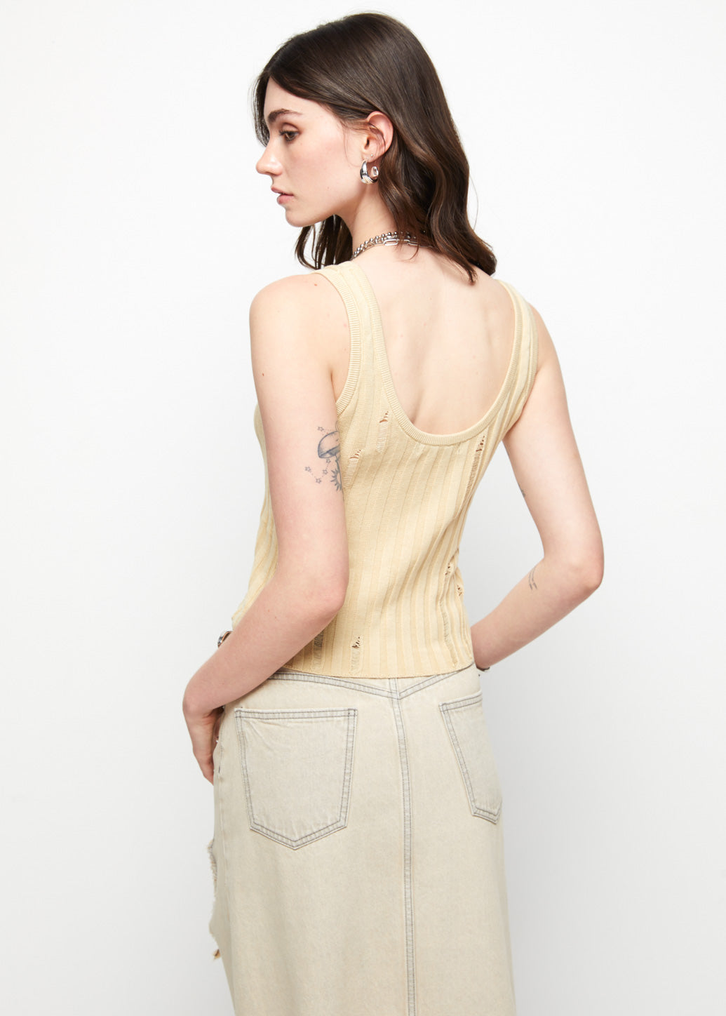 MINIMAL KNITTED TANK TOP - CPS Chaps Official Store