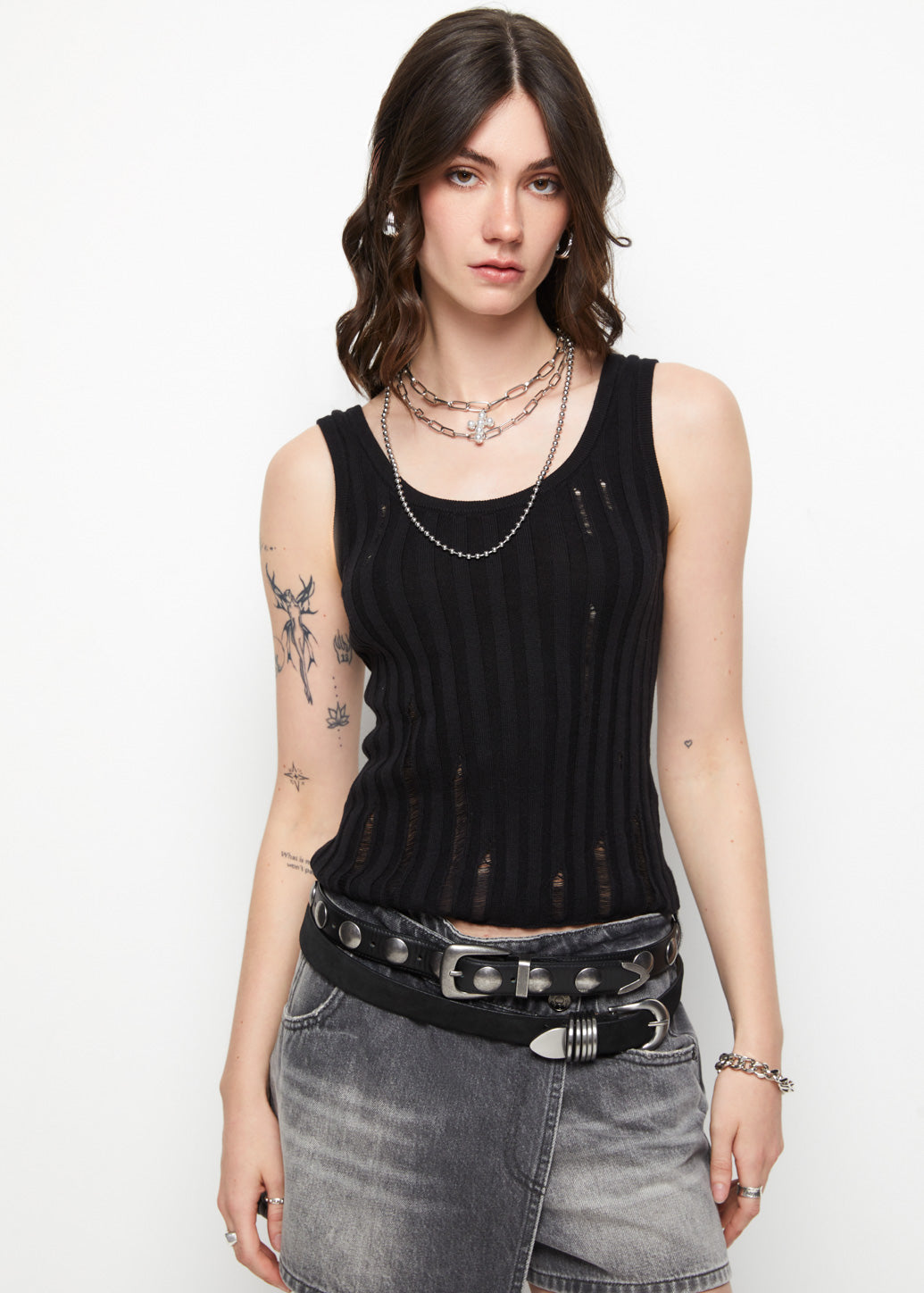 MINIMAL KNITTED TANK TOP - CPS Chaps Official Store