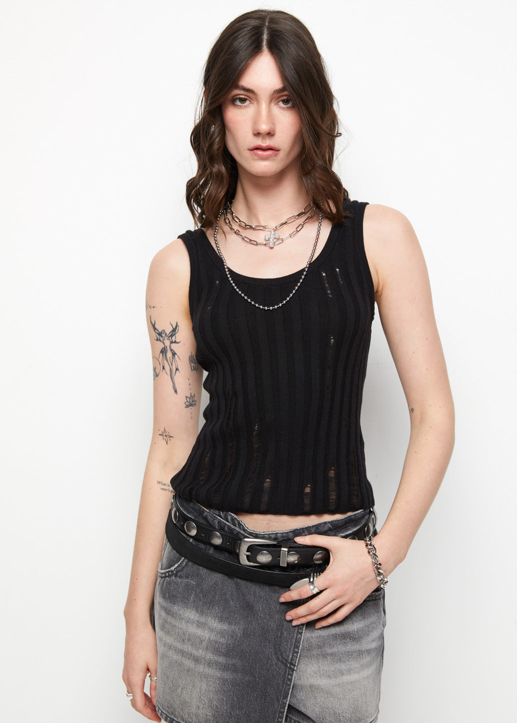 MINIMAL KNITTED TANK TOP - CPS Chaps Official Store