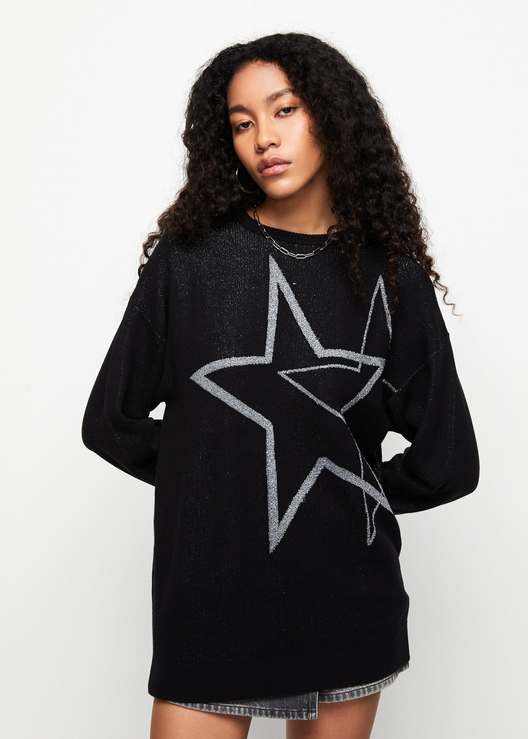 STAR OVERSIZED FIT PULLOVER
